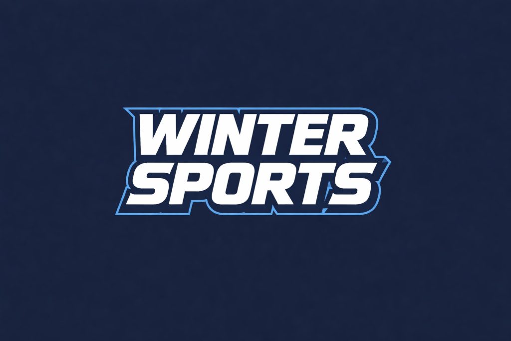 winter sports graphic design